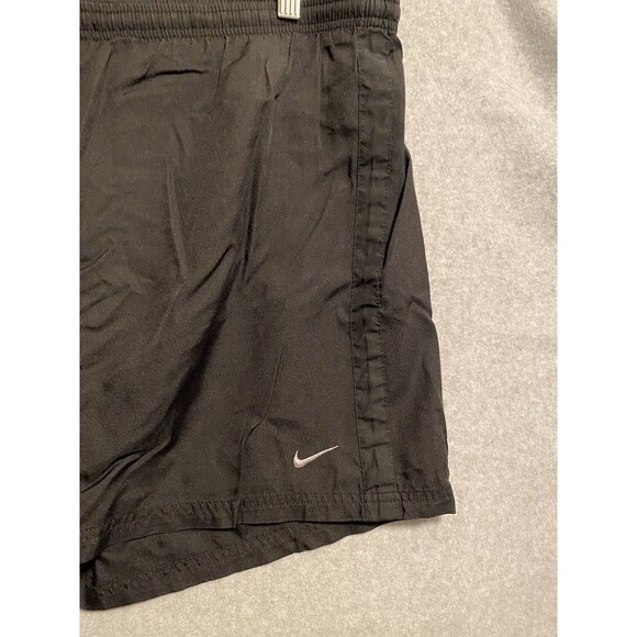 Nike Dri Fit Shorts Mens XL Black Briefs Activewear Polyester Pull On Drawstring - Picture 3 of 13